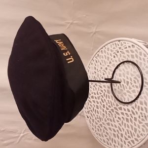 Vintage US Navy WW2 Dress Beret Hat sz 7 1/8